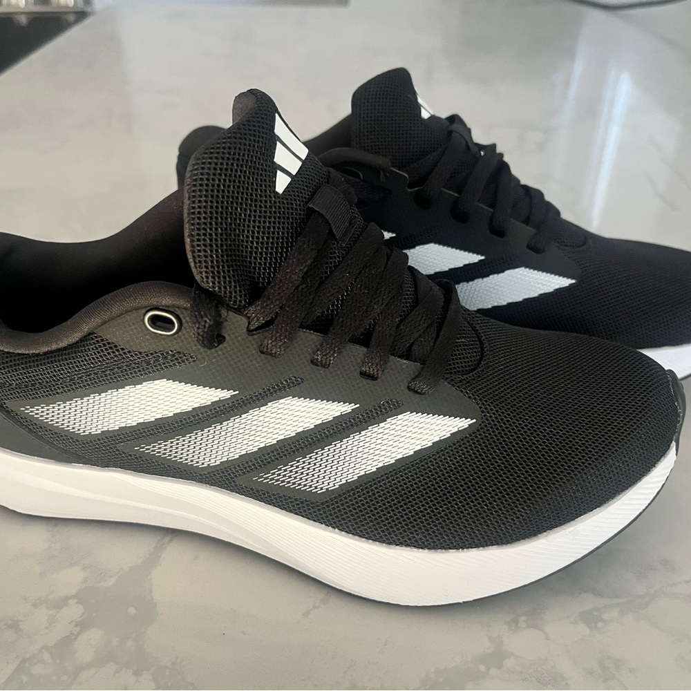 Adidas Women’s Black and White Sneakers